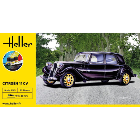 Heller 56159 - STARTER KIT Citroen 11 CV
