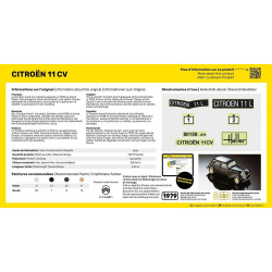 Heller 56159 - STARTER KIT Citroen 11 CV