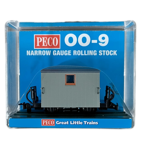 Peco GR-580UY - Ffestiniog Quarryman Coach 2 Balkon – Grau