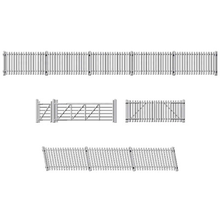 Ratio 420 - Clôture de la gare GWR, blanche