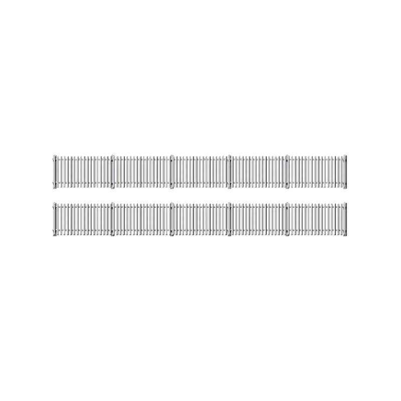 Ratio 421 - Clôture de la gare GWR, blanche