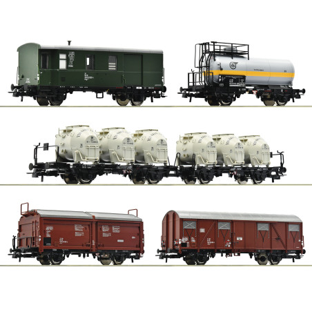 Roco 6600018 - 5-piece set: Goods train, DB
