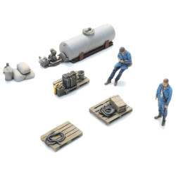 Artitec 28.127 - Cargaison : pulvérisateur de mauvaises herbes + 2 figurines