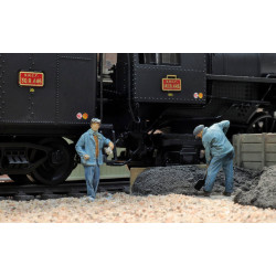 Artitec 5870091 - SNCF agents déntretien des vapeurs ''Bécaud'' 2x