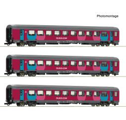 Roco 6200025 - Coffret de 3 pièces (2): Voitures Corail, SNCF