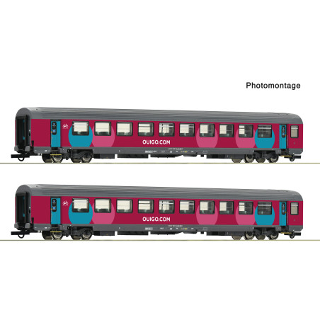 Roco 6200024 - Coffret de 2 pièces (1): Voitures Corail, SNCF