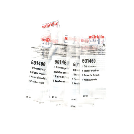 Marklin E601460 - Brosse en graphite calibre H0, 10 pièces