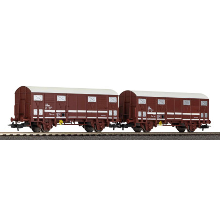 Piko 97311 - Set de 2 wagons couverts primeurs Ghs 69.9