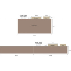 Metcale PN990 - Schmutzige alte Mühle im Maßstab N