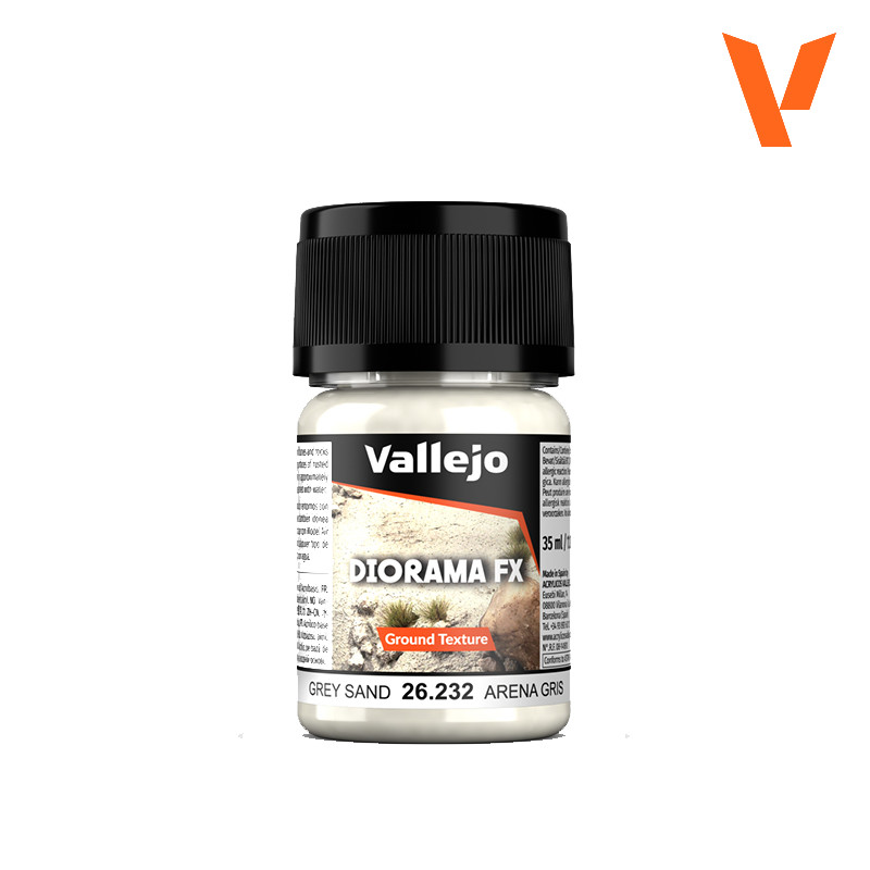 Vallejo 26.232 - Pâte sablonneuse, Sable gris