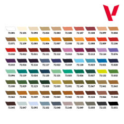Vallejo 72.180 - Mallette 80 teintes
