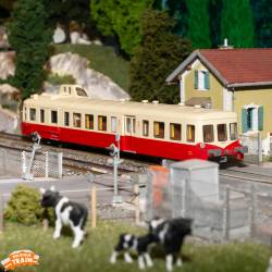 LS Models 10639 - 10639S - AUTORAIL XBD 3943, PICASSO, RED/CREAM, 2ND CLASS, DIGITAL SOUND