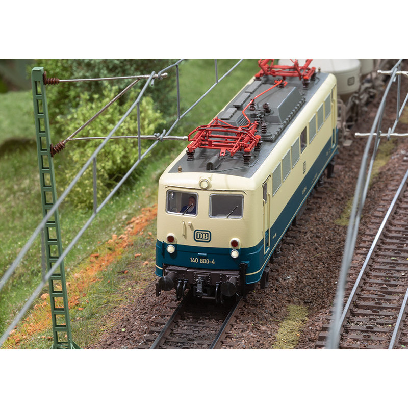Locomotora Eléctrica Märklin H0 BR 140 DB - Modelo Ferroviario Con Sonido, Iluminación Y Detalles Realistas