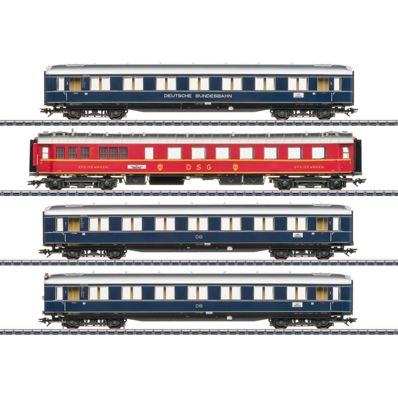Marklin 43233 - Schnellzugwagen-Set "F 41 Senator"
