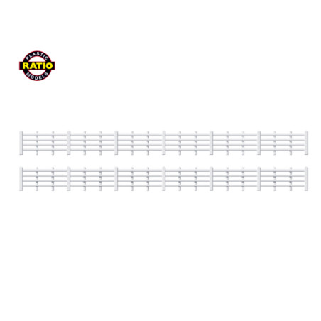 Ration 424 - Gleisrandzaun, weiß