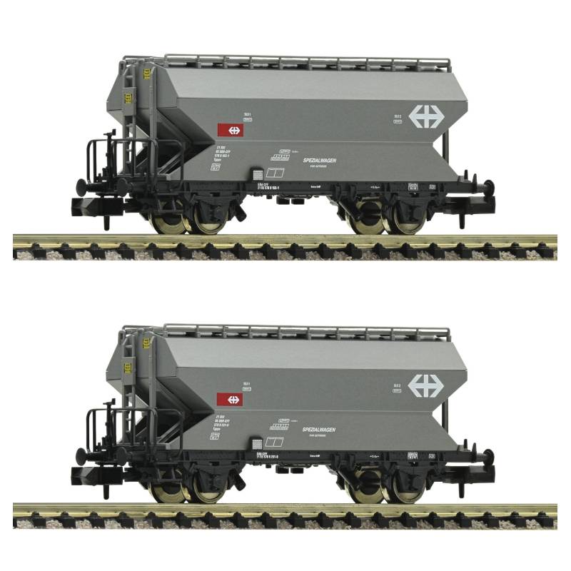 Fleischmann 830311 - Coffret de 2 pièces: Wagons-silos transport de céréales, CFF
