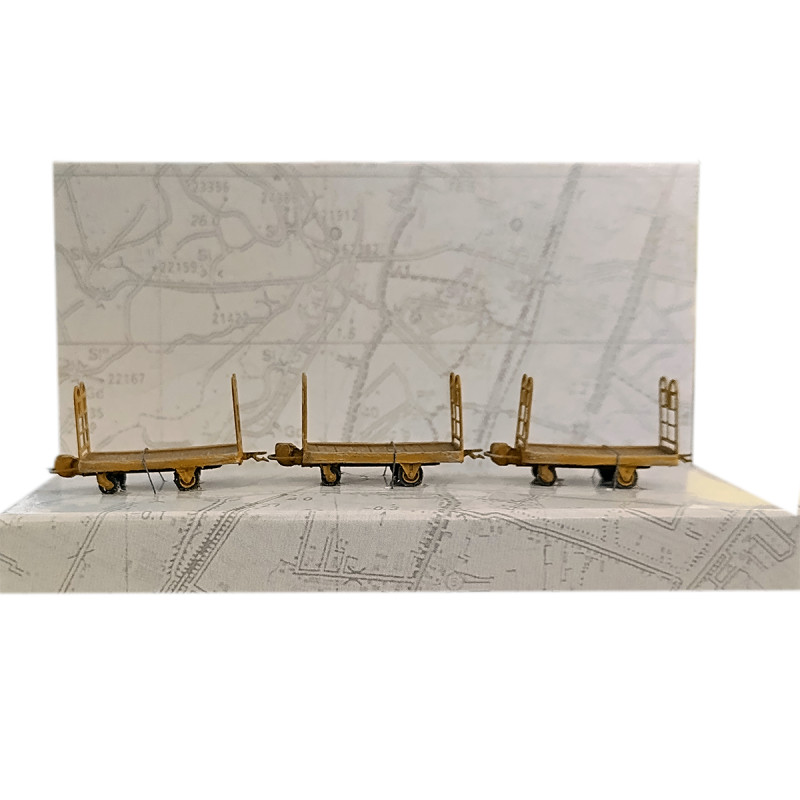 REE DE012 - Set 3 luggage trolleys