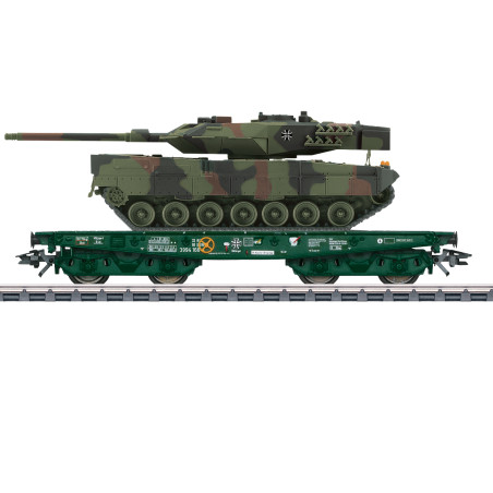 Marklin 48843 - Wagon plat Rlmmps pour le transport de charges lourdes