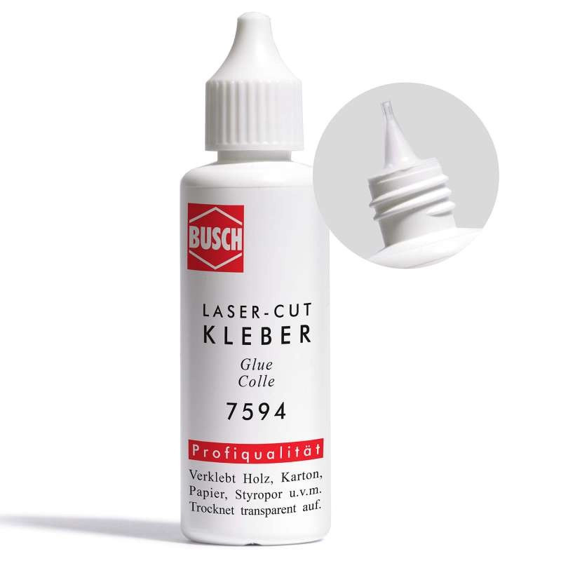 Busch 7594 - Colle pour produit découpé au laser