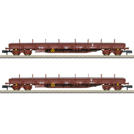 Minitrix 18290 - Set de wagons marchandises "train chantier"
