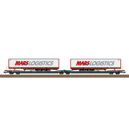 Trix 24472 - Double wagon-poche Sdggmrss