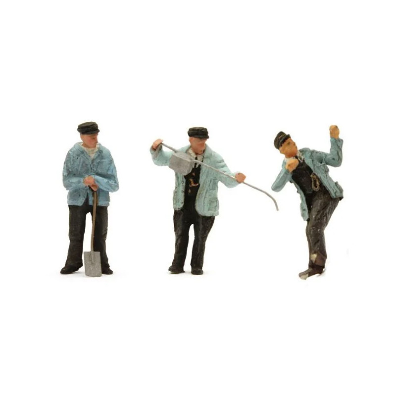 ARTITEC 387.178 - Set mit 3 Figuren Dampflokpersonal "Jacob Olie", 1:87 Fertigmodell