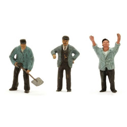 ARTITEC 387.177- Set mit 3 Figuren Dampflokpersonal "Willem Ryersma", 1:87, Fertigmodell