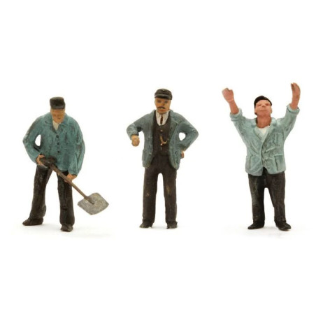 ARTITEC 387.177- Set mit 3 Figuren Dampflokpersonal "Willem Ryersma", 1:87, Fertigmodell
