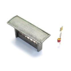 ARTITEC 316.103 - Bushäuschen Beton mit Bushaltestelle