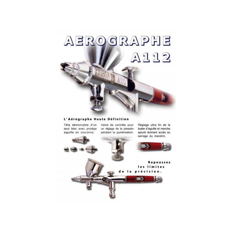 Prince Auguste A112 - Precision Dual Action HD Airbrush