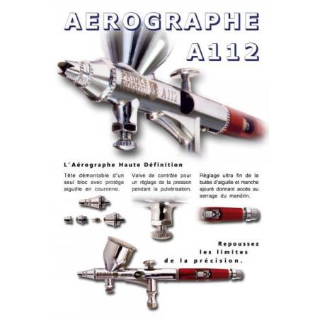 Prince Auguste A112 - Precision Dual Action HD Airbrush