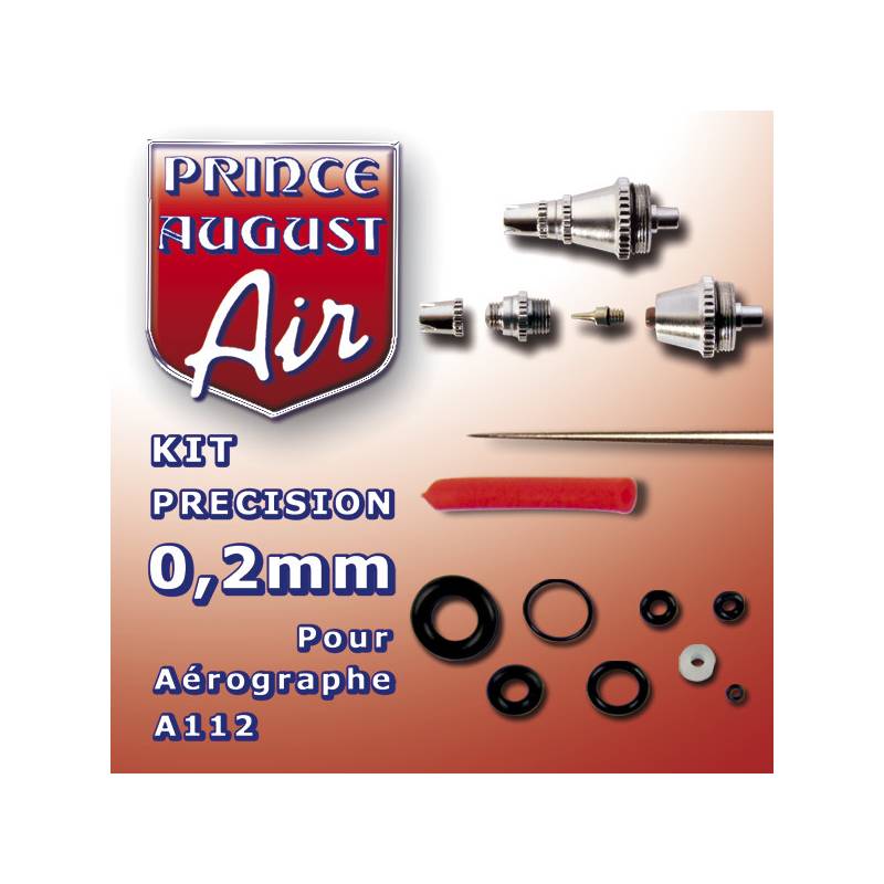Prince Auguste AA122 –Kit de précision 0.2mm pour aérographe A112