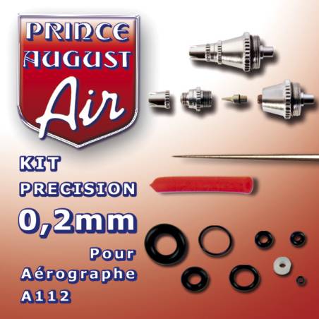 Prince Auguste AA122 –Kit de précision 0.2mm pour aérographe A112