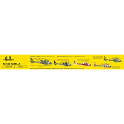Heller 56486 - STARTER KIT SA 342 Gazelle in 1:48