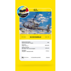 Heller 56486 - STARTER KIT SA 342 Gazelle in 1:48