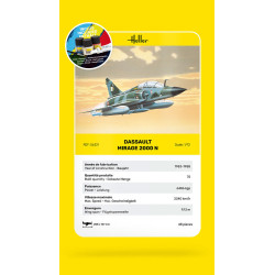 Heller 56321 - STARTER KIT Mirage 2000 N in 1:72