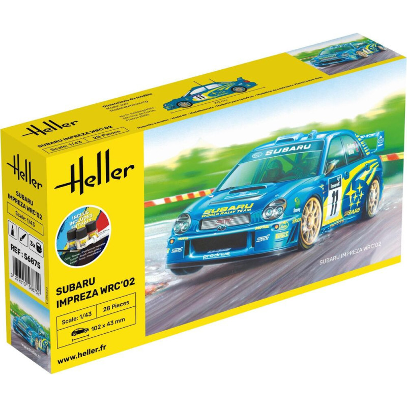 Heller 56199- STARTER KIT Impreza WRC'02