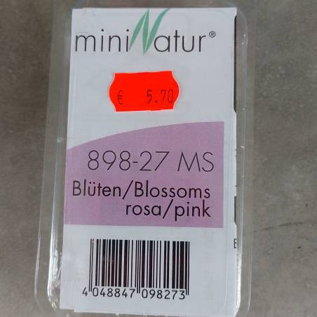 MiniNature 898-27 MS - Fleurs rose