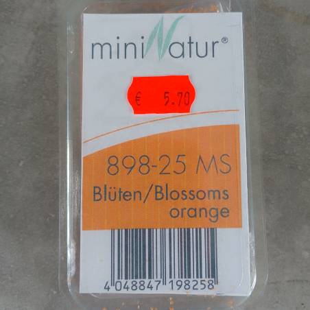 MiniNature 898-25 MS - Orange Flowers