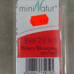 MiniNature 898-23 MS - Rote Blumen