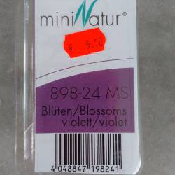 MiniNature 898-24 MS - Lila Blumen