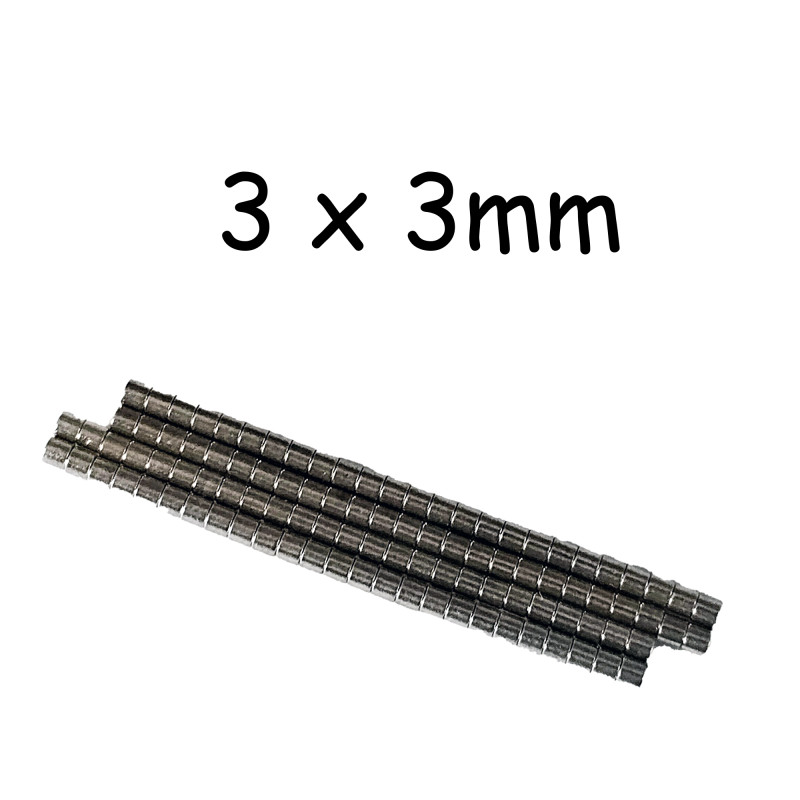 Aimants rond  3 x 3mm - 1 pièce