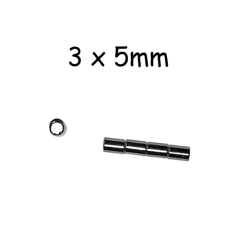 Aimants rond  3 x 5mm - 1 pièce