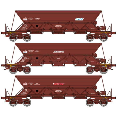 REE NW-270 Set of 3 Trims AND SGW «SOGEWAG», SNCF Ep.V
