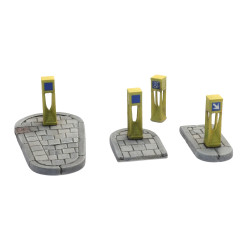 Artitec 387.457 - Verkehrspoller (4x) und Verkehrsinseln (2x)