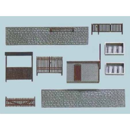 SAI 453 - Décor de cour d'immeuble