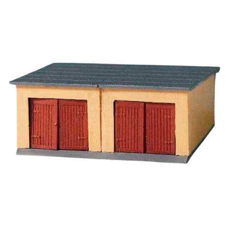 SAI 450 - 2 Garages - Maquette à Monter HO 1/87