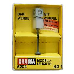 Brawa 5294 - Clock with Advertising Cube