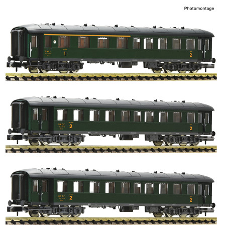 Fleischmann 6260067 - Coffret de 3 pièces : train de voyageurs, SNCF