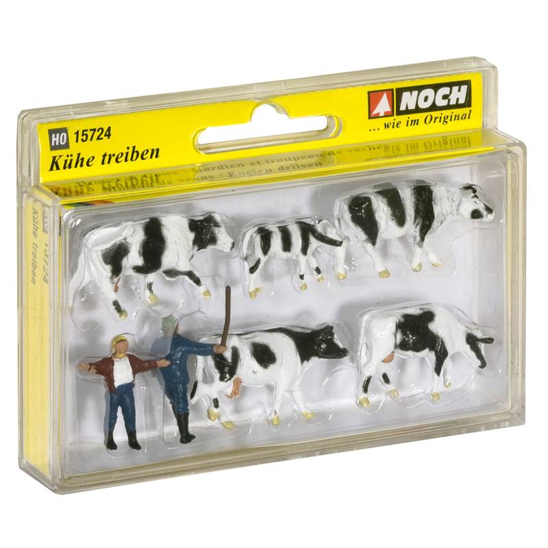 Noch 15724 - Gardien et troupeau de vaches H0